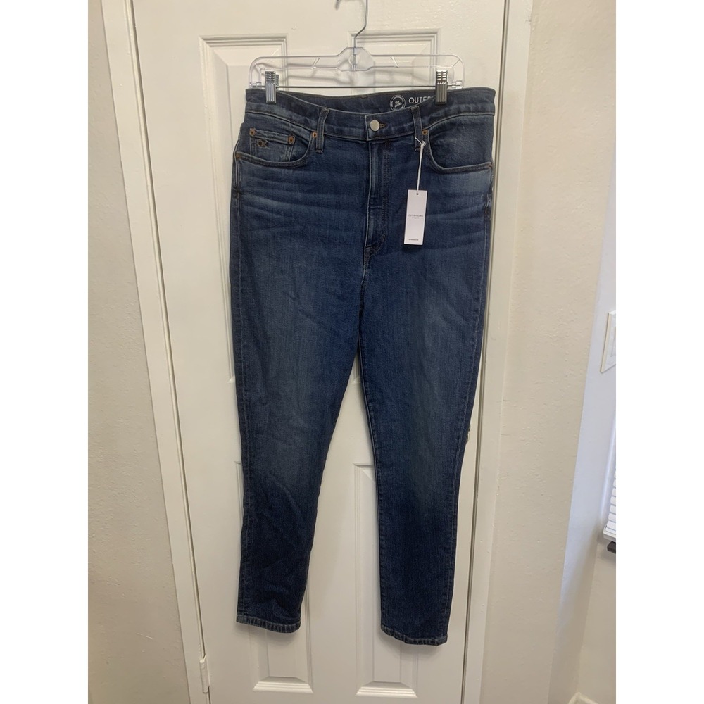 NWT Outerknown Sea Jeans The Brook Wide Leg Blue Cotton Women's 31